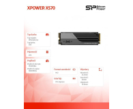 Silicon Power 2TB M.2 PCIe Gen4 NVMe XS70 Heatsink - 1053791 - zdjęcie 5